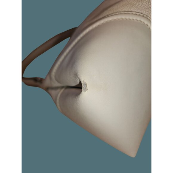 Michael Kors Nicole Leather Pebbled Shoulder Bag Off White or Cream - Picture 10 of 16